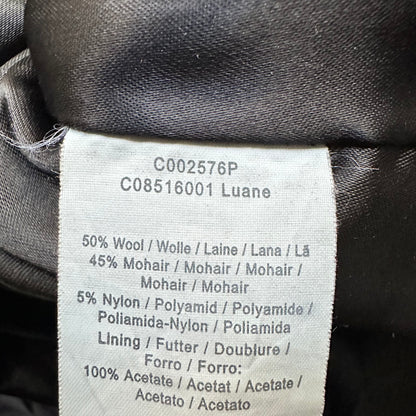 Funnel Neck Mohair Coat - size S