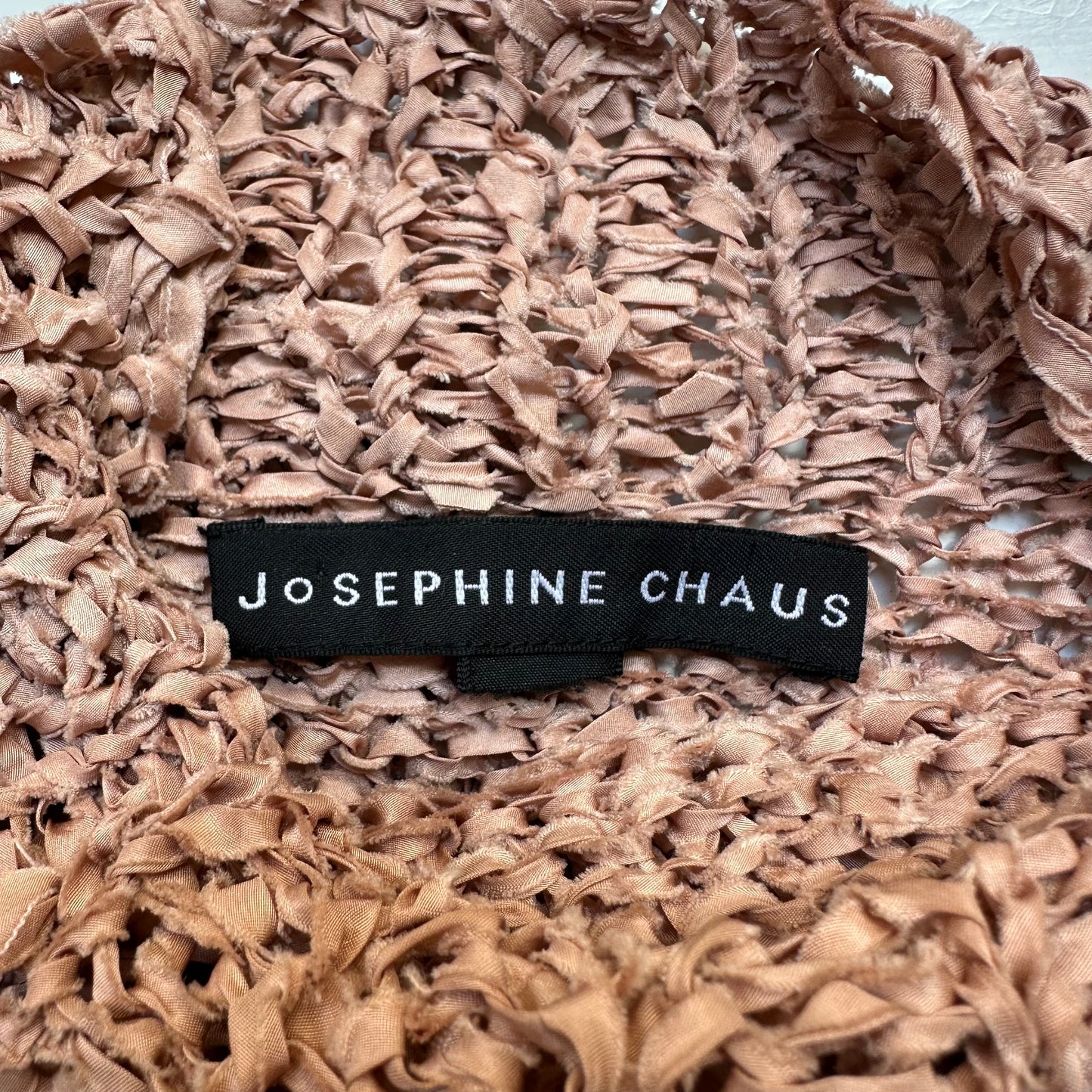 Raw Silk Knitted Top - size M-L