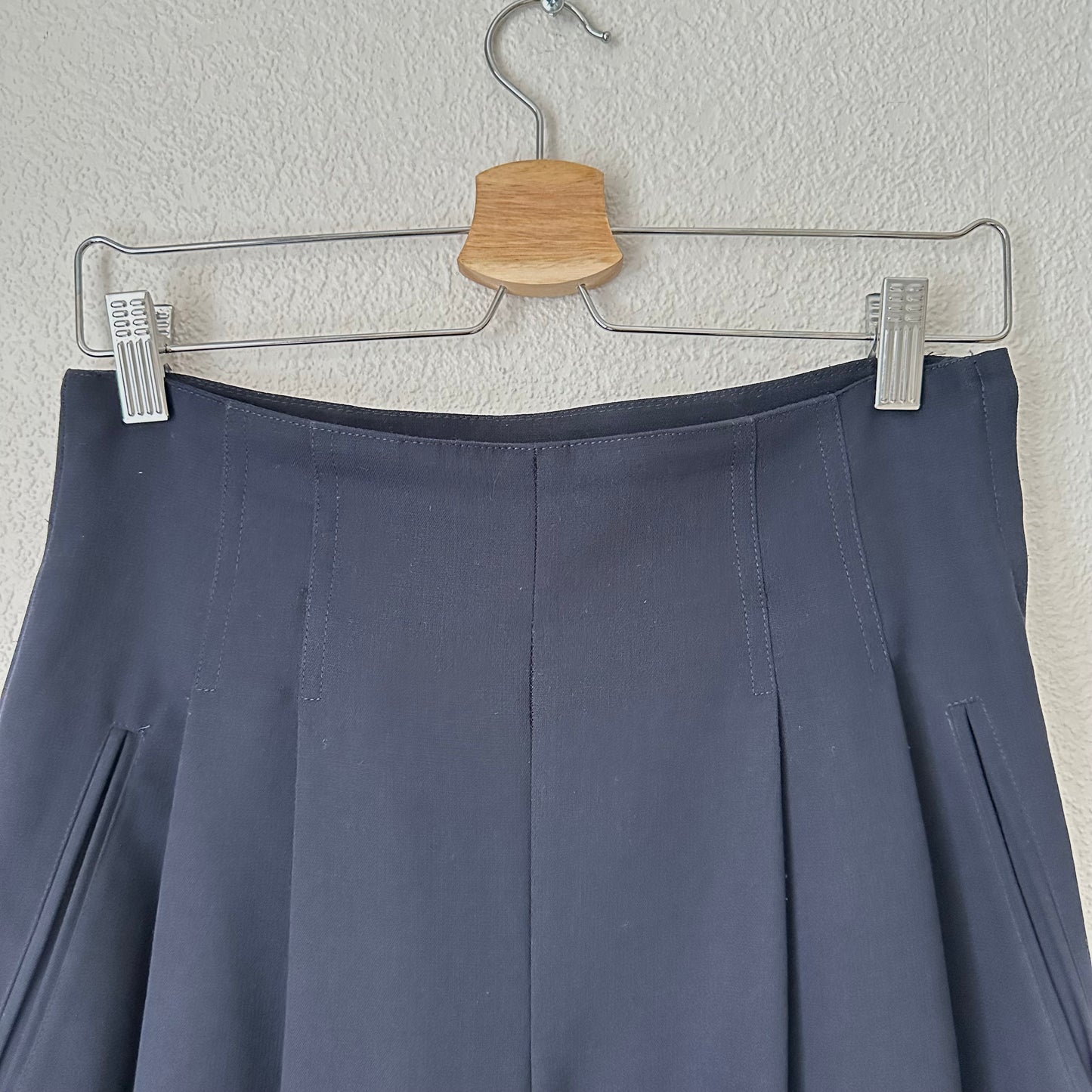 Vintage Navy Blue Wool Pants - Mondi, size S