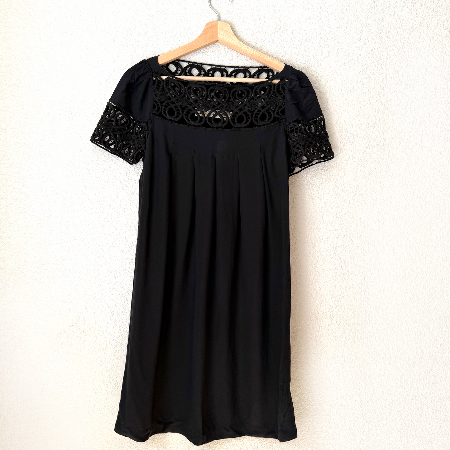 MUNTHE Silk Black Mini Dress - size 36