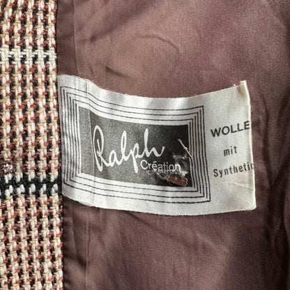 Vintage Wool Blend Tweed Jacket - size M