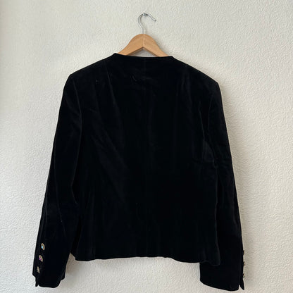 Vintage Black Velvet Jacket