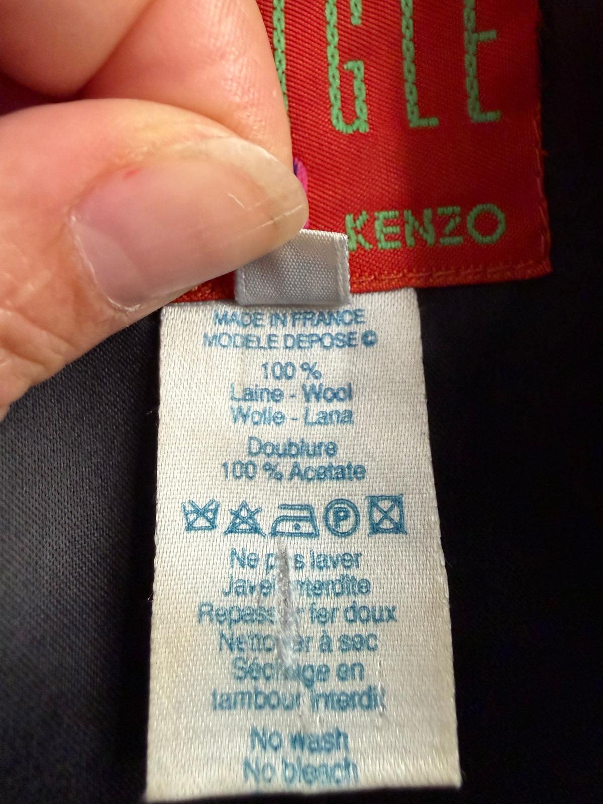 Kenzo Jungle Wool Blazer - size M