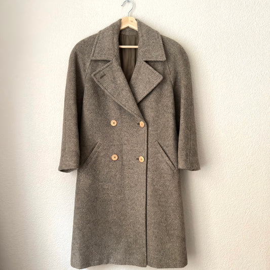 Vintage 80s Beige Coat