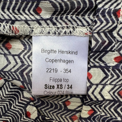 Ruffled Top - Birgitta Herskind, size XS
