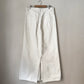 Upcycled Denim Maxi Skirt 21 - White - Size L