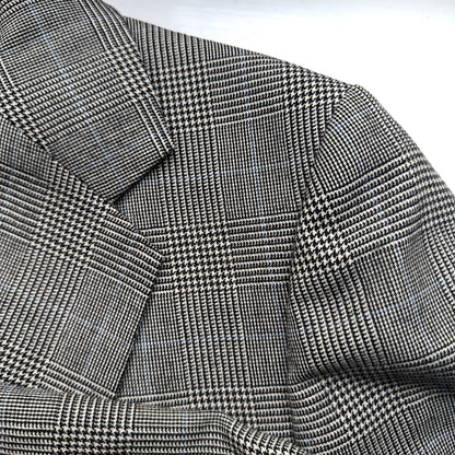 Upcycled Blazer 5 - Cropped, Glen Plaid, Pure Wool