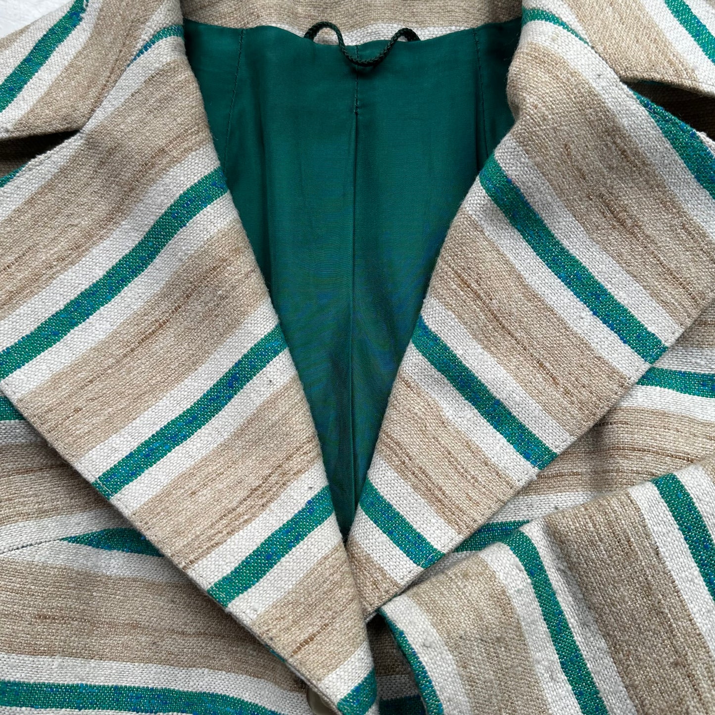 Vintage Striped Coat - size S