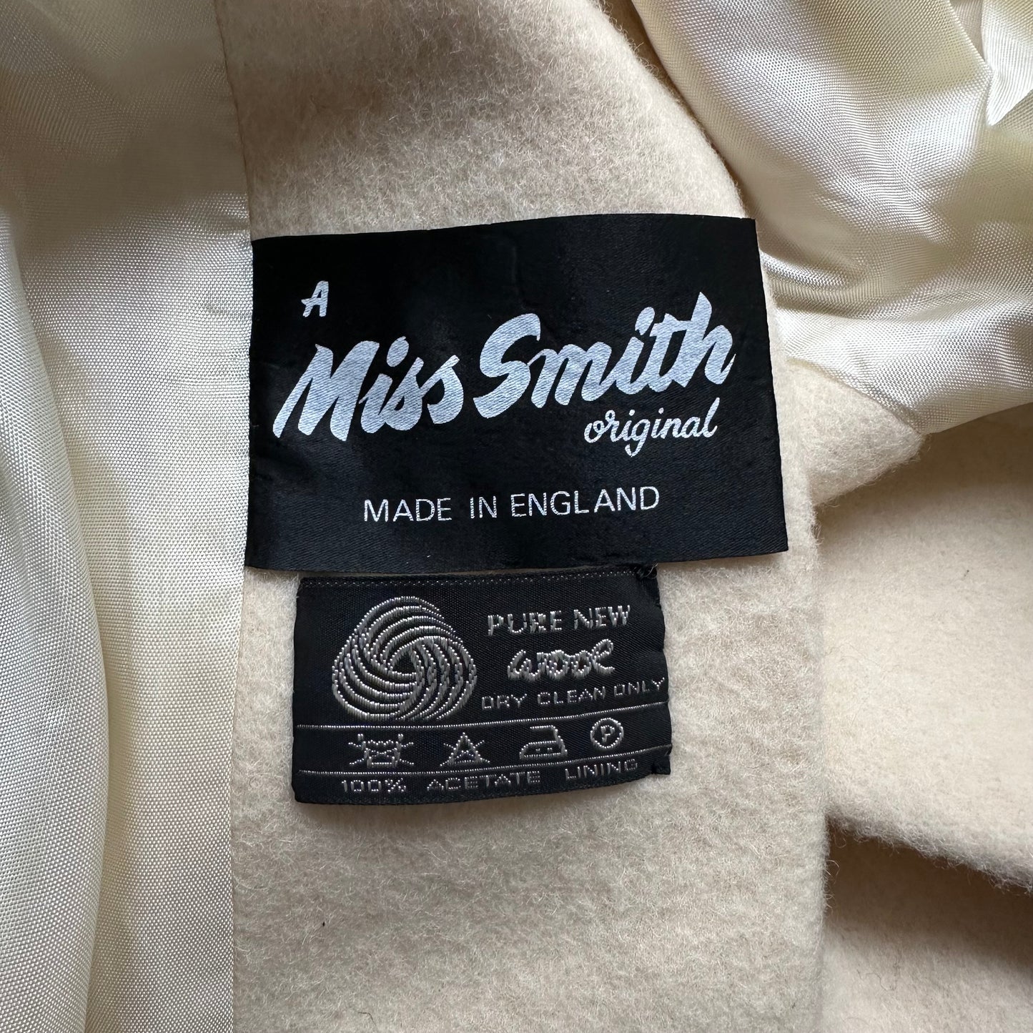 Vintage Statement Wool Coat - size M-L