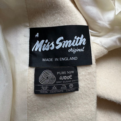 Vintage Statement Wool Coat - size M-L