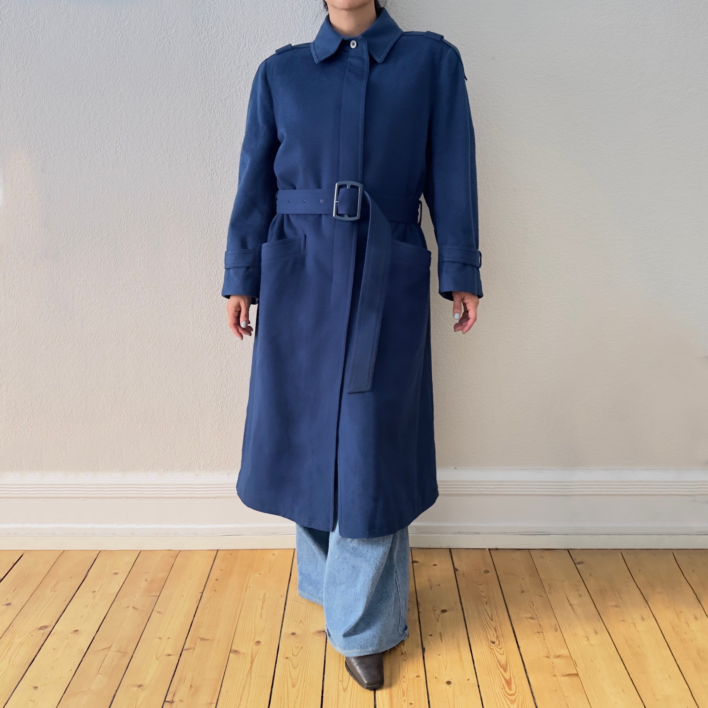 Vintage Alpaca Blend Belted Coat - Salko – Olivias Garderob