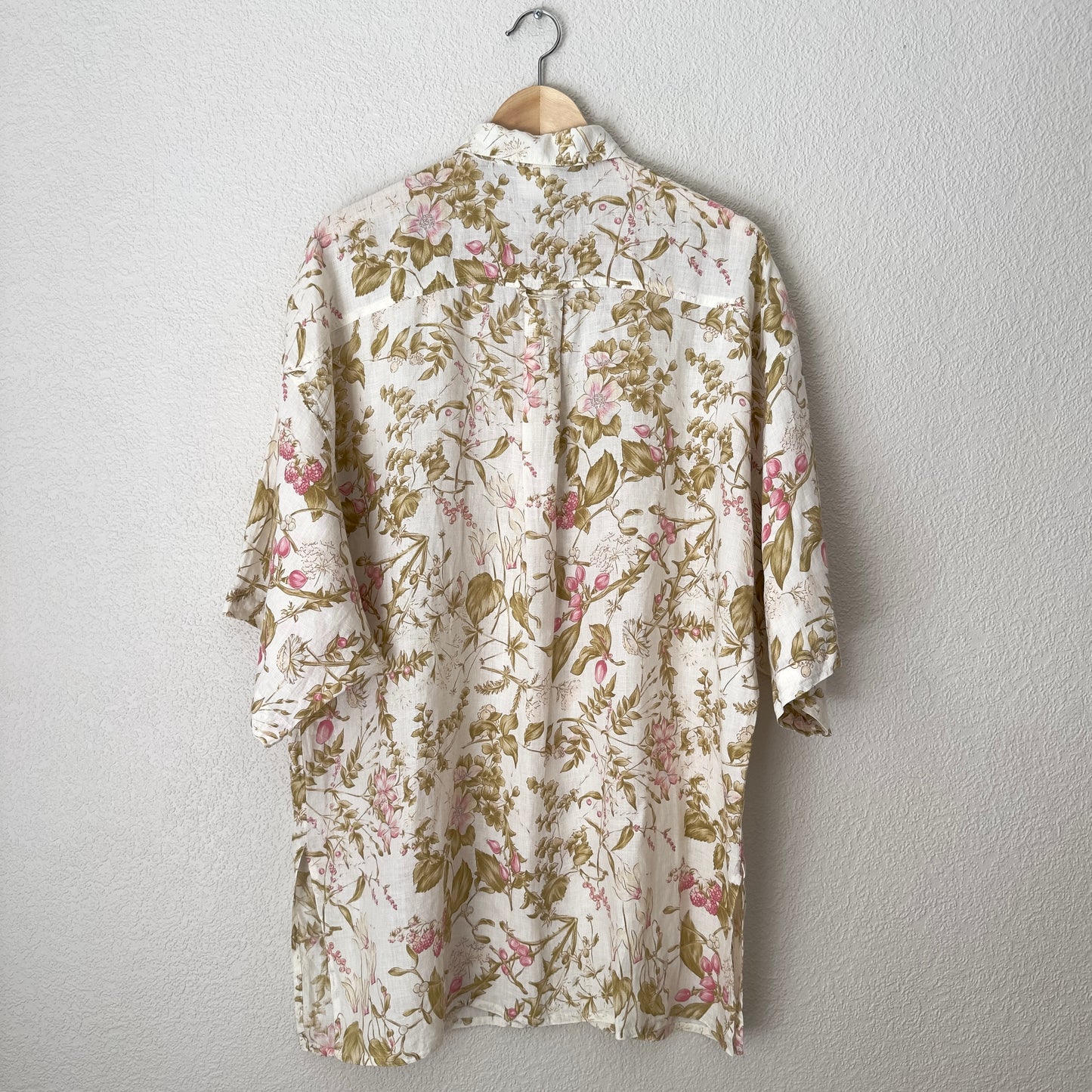 Vintage Oversized Linen Shirt