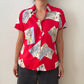 Vintage Short Sleeve Silk Shirt - Liz Clairbone