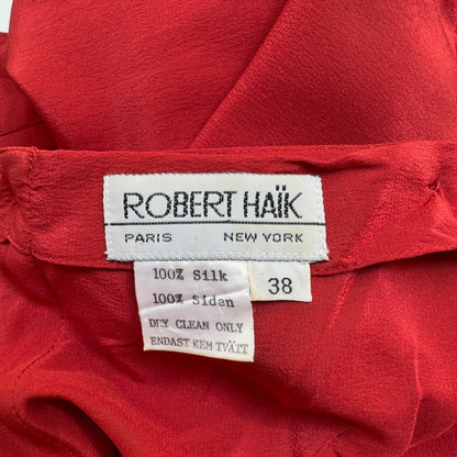 Short Sleeve Silk Blouse - Robert Haik