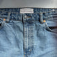 Upcycled Denim Maxi Skirt 4 - Denim Blue