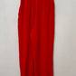 Vintage Red Silk Trousers - Jaeger
