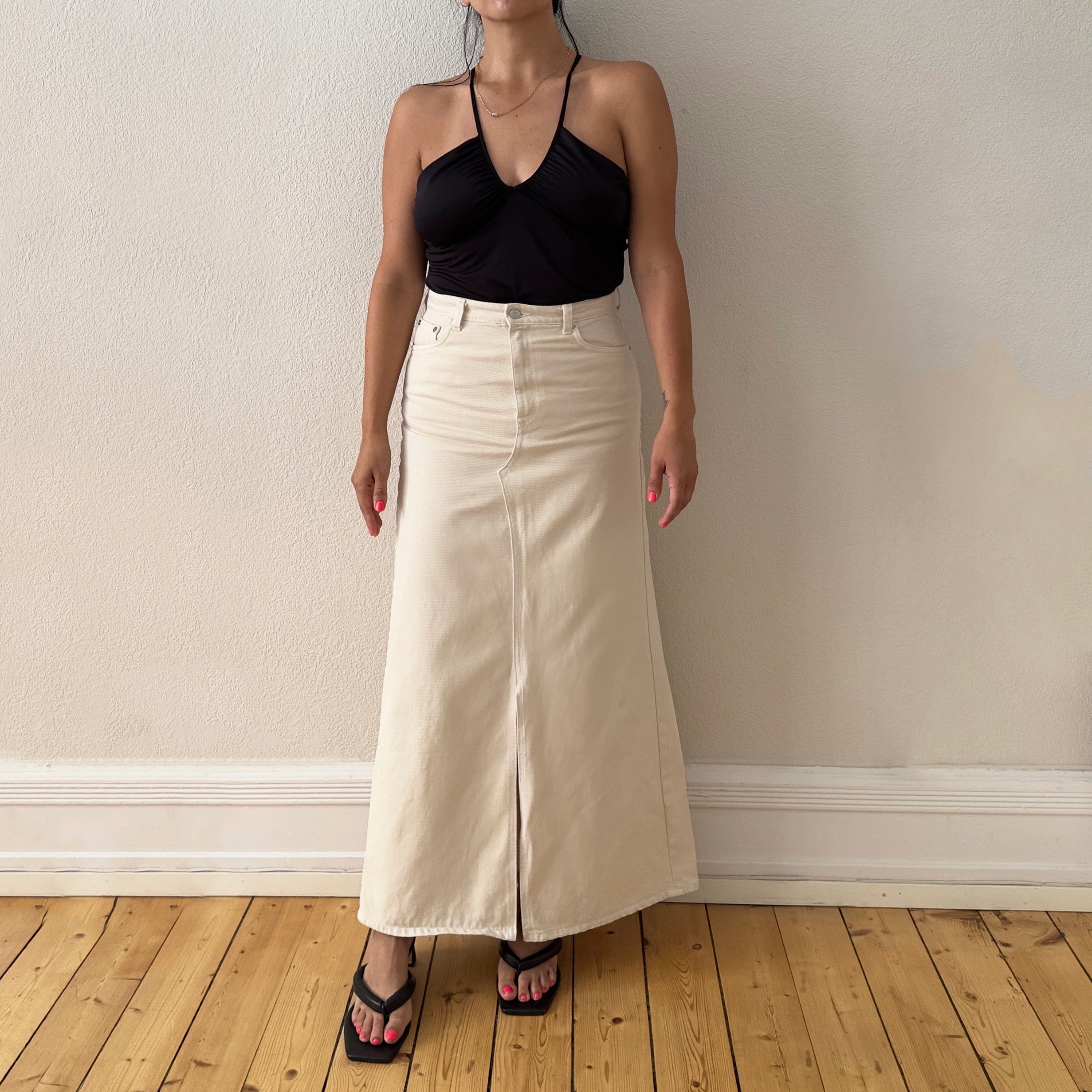 Long khaki outlet skirts 90s