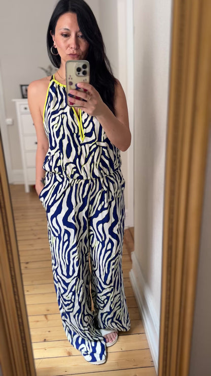 Alice & Trixie Silk Jumpsuit - size L