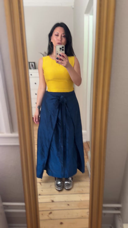 Vintage Weekend Max Mara Raw Silk Top - size S