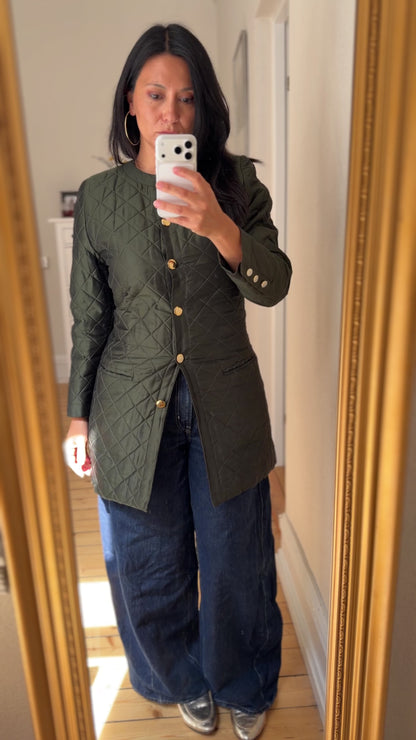 Vintage Silk Jacket - size S