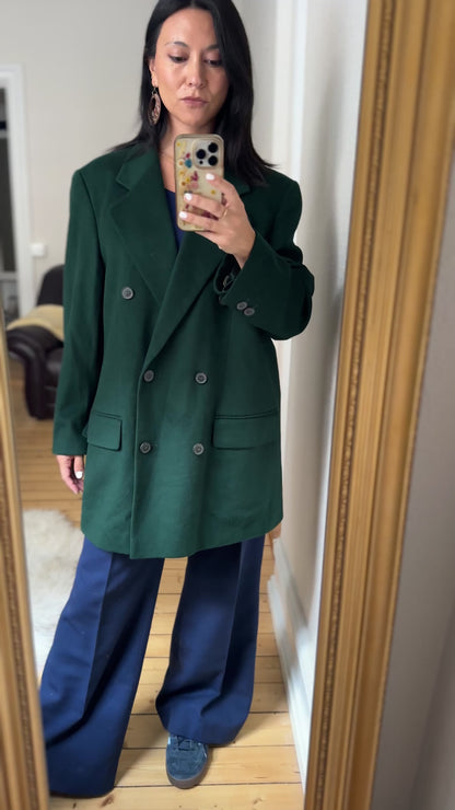 Vintage Dark Green Blazer - size EU46