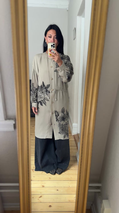 Vintage Silk Dress/Jacket - size S/M