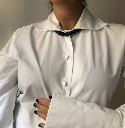 Vintage Maison du Pantalon White Cotton Shirt