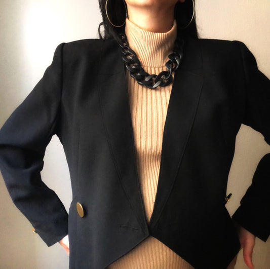 Vintage Cropped Blazer - Paula Klein