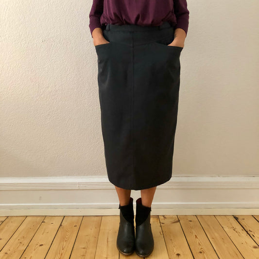 80's Vintage Midi Skirt