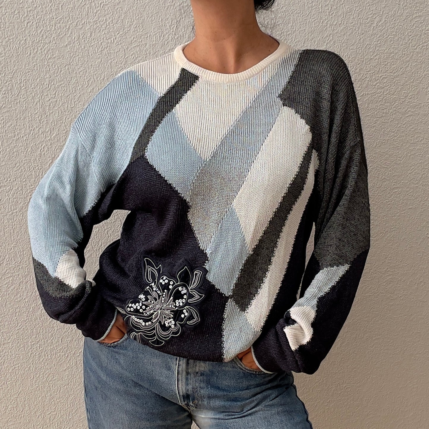 Vintage Escada by Margaretha Ley Linen blend Sweater - Pullover