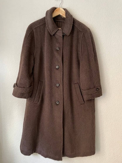 Vintage Alpaca Merino Wool Coat