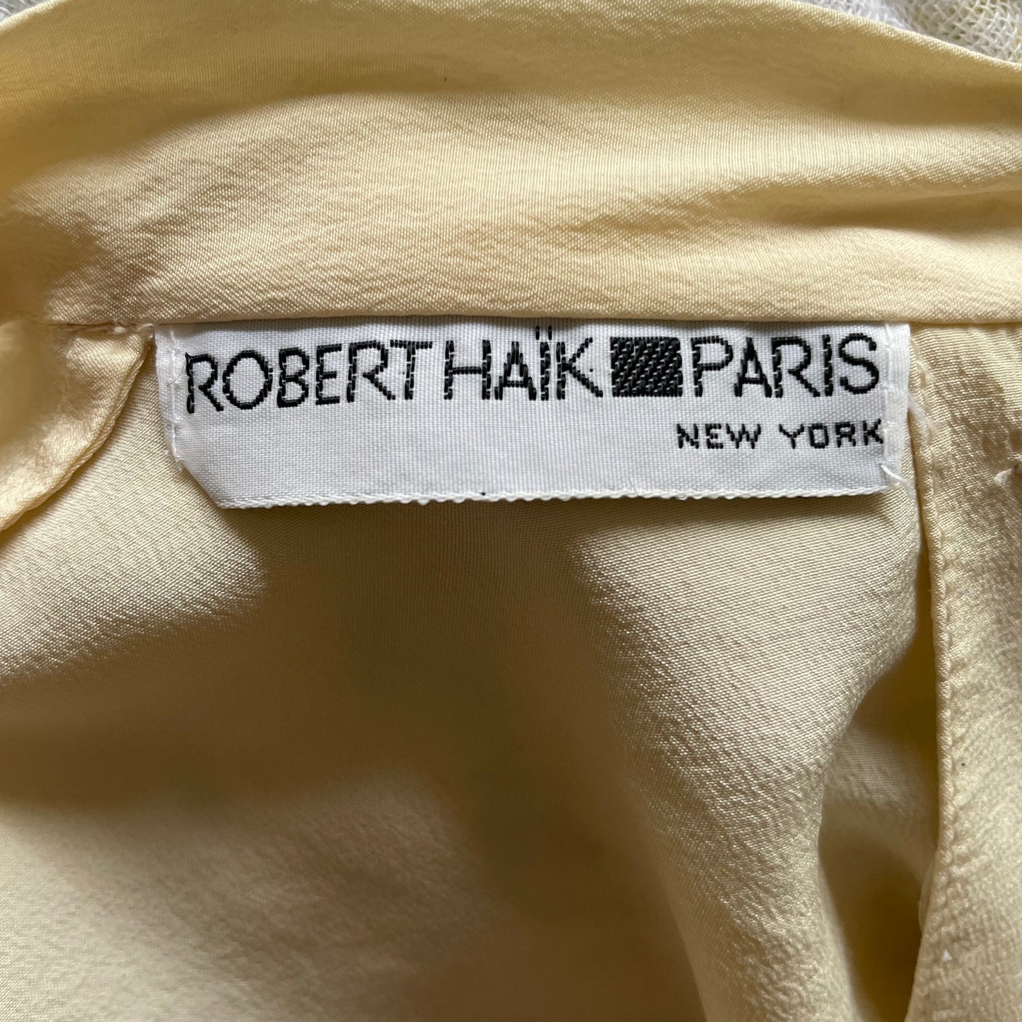 Vintage Robert Haik Silk Blouse (petite) - REPAIRED