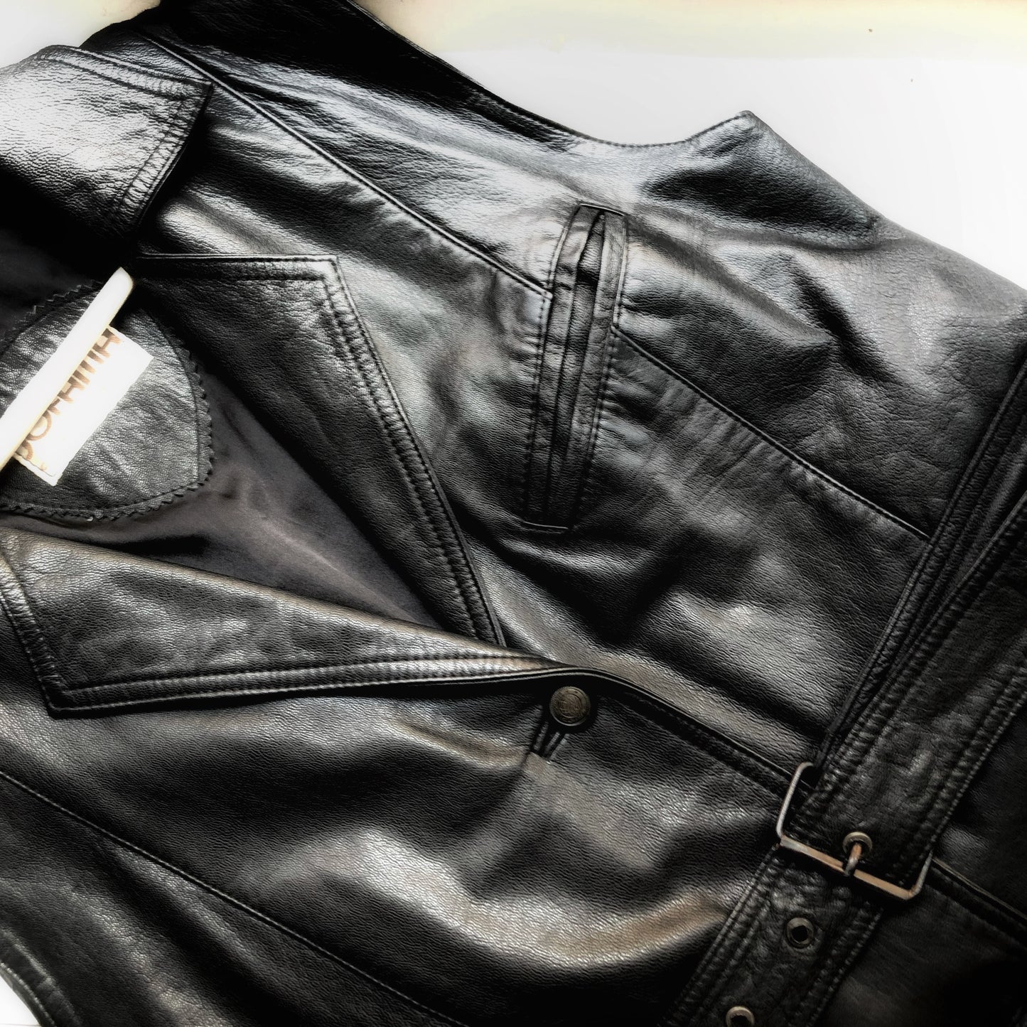 Vintage Long Leather Vest