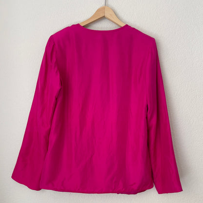Vintage Bright Pink Silk Blazer - Betty Barclay