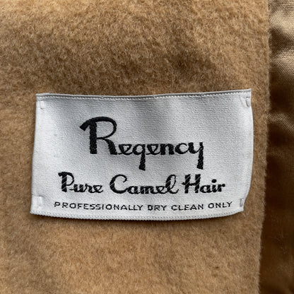 Vintage Camel Pea Coat - Pure Camel Hair