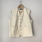 Vintage Linen Blend Vest