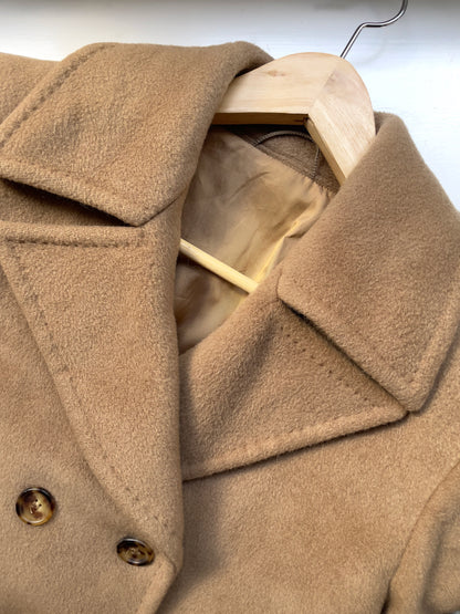 Vintage Cashmere Blend Long Coat