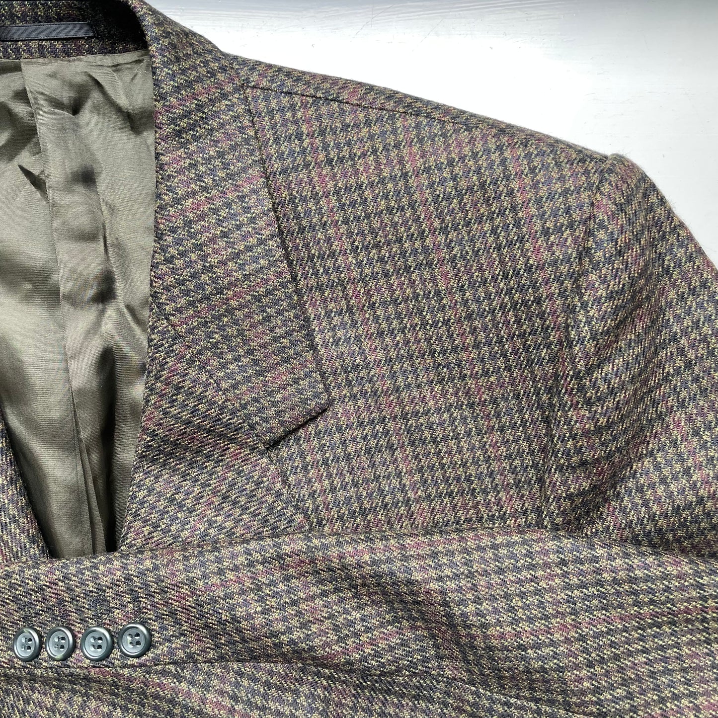 Upcycled Blazer - Houndstooth, Pure Wool