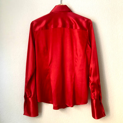 Red Silk Blouse - Van Laack