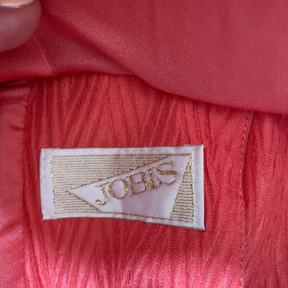 Vintage Coral Silk Jacket - Jobis