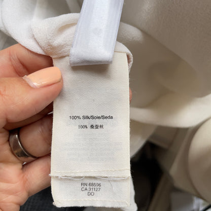 Off White Silk Vest - Pure DKNY