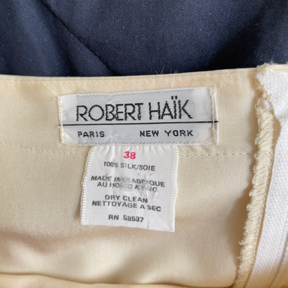 Vintage Yoke Pleated Silk Skirt - Robert Haik