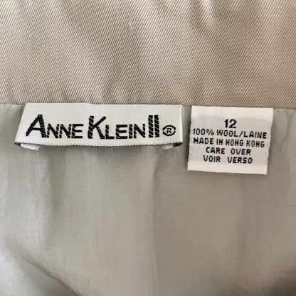 Vintage Gray Wool Skirt - Anne Klein II