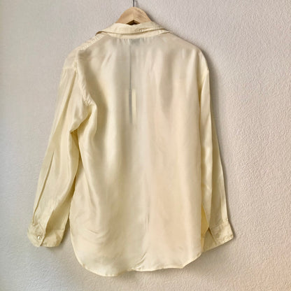 Fringed Silk Shirt - Topshop