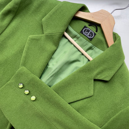 Vintage Angora blend Blazer Coat - Kello