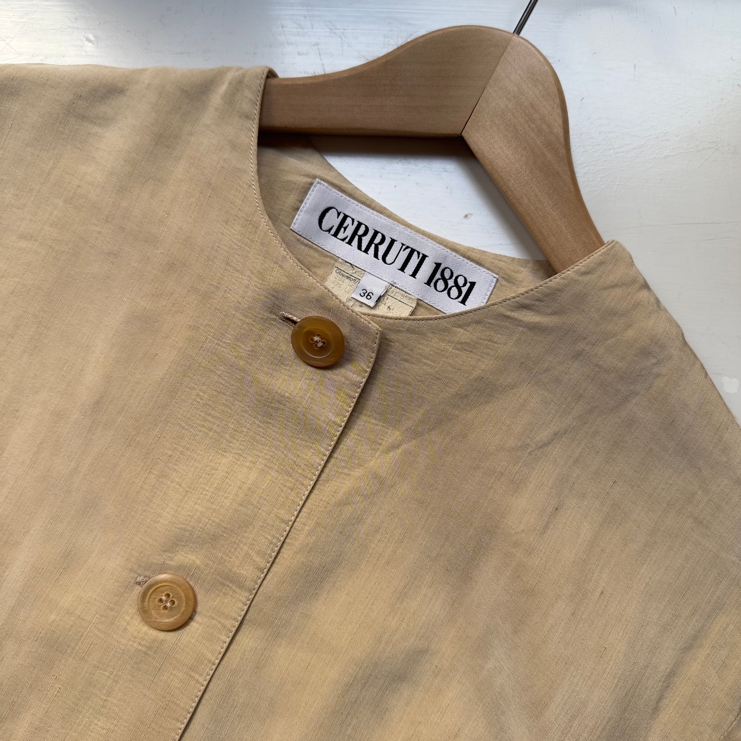 Vintage Linen Silk Blend Shirt