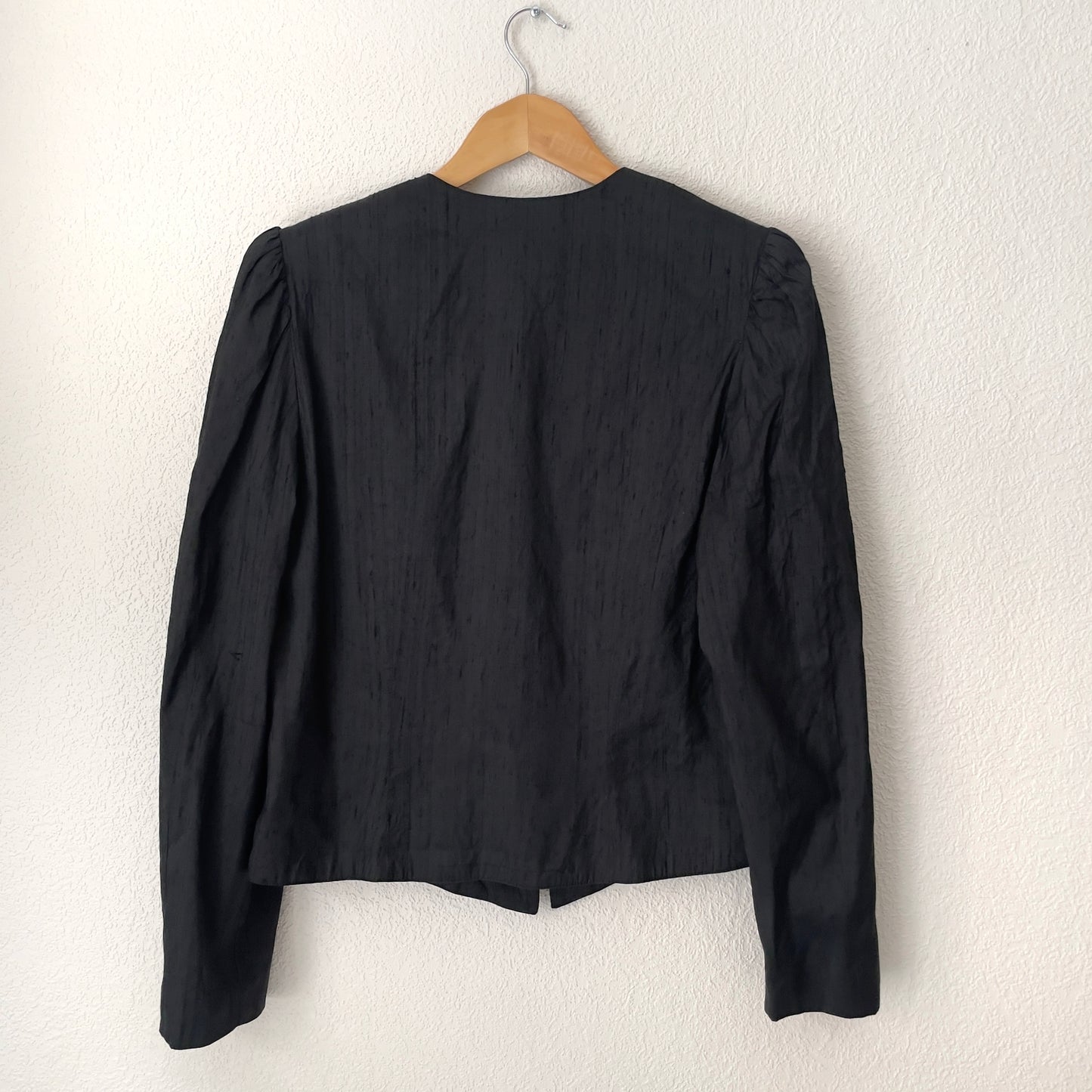 Vintage Black Silk Jacket - Hilde Hess