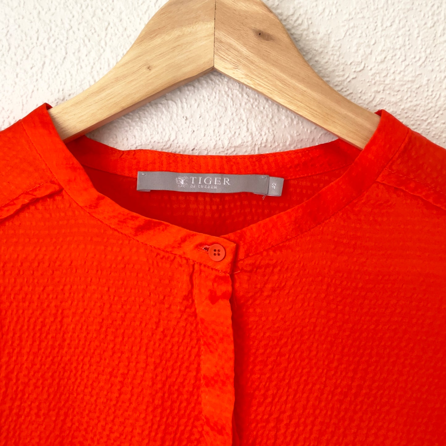 Orange Silk Polo Shirt - Tiger of Sweden