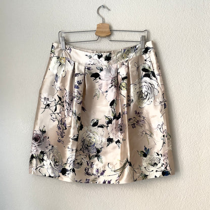 Floral Silk Mini Skirt - Barbara Lohmann
