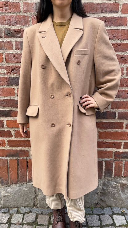 Vintage Double-breasted Wool Coat